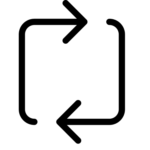 Loop cycle continuous sync icon Loop cycle continuous sync icon