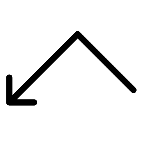 Bounce bounce down left arrow arrows icon Bounce bounce down left arrow arrows icon