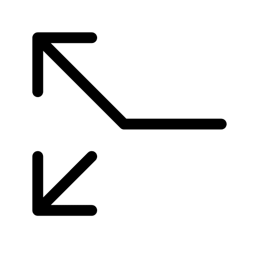 Split split navigation arrows icon Split split navigation arrows icon
