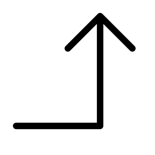 Turn up upward direction navigation icon Turn up upward direction navigation icon