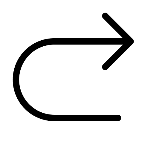 U turn direction navigation turn right icon U turn direction navigation turn right icon