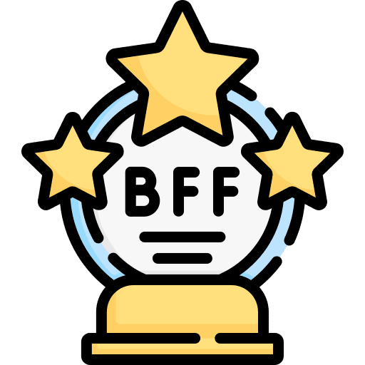 Award birthday and party star bff icon Award birthday and party star bff icon