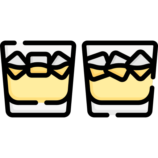 Drink whiskey glass food and restaurant icon Drink whiskey glass food and restaurant icon