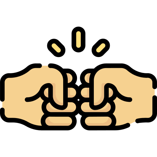 Fist bump hands and gestures friendship empowerment icon Fist bump hands and gestures friendship empowerment icon