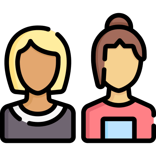 Friends people user girl icon Friends people user girl icon