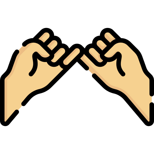 Pinky promise friendship hands and gestures gesture icon Pinky promise friendship hands and gestures gesture icon