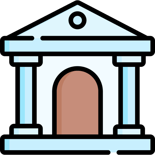 Hall buildings architecture and city municipal icon