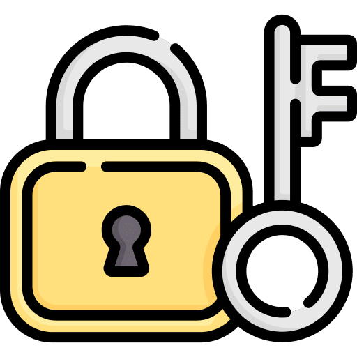 Key locked key access icon Key locked key access icon