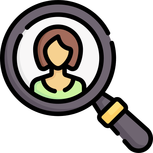 Search job search people employee icon Search job search people employee icon