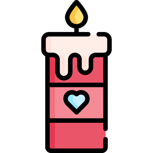 Candle candle decoration valentines day icon Candle candle decoration valentines day icon