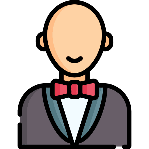 Groom user caucasian groom icon