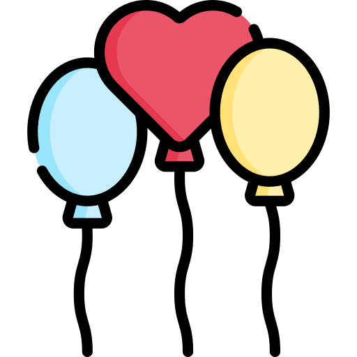 Balloons balloon heart love and romance icon Balloons balloon heart love and romance icon