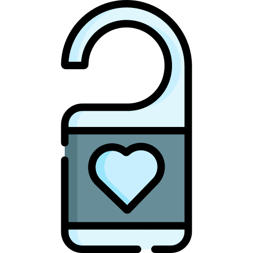 Door knob sign hotel heart door knob sign icon Door knob sign hotel heart door knob sign icon
