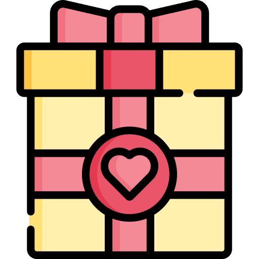 Gift box open box heart gift box icon Gift box open box heart gift box icon