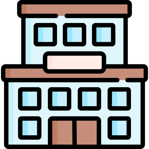 Hotel vacations holidays building icon Hotel vacations holidays building icon