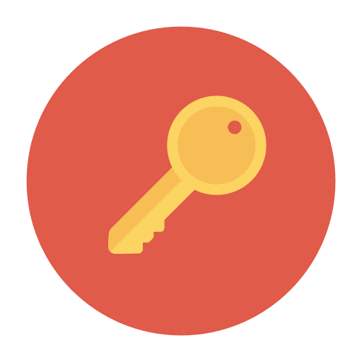 Key door key security passkey icon