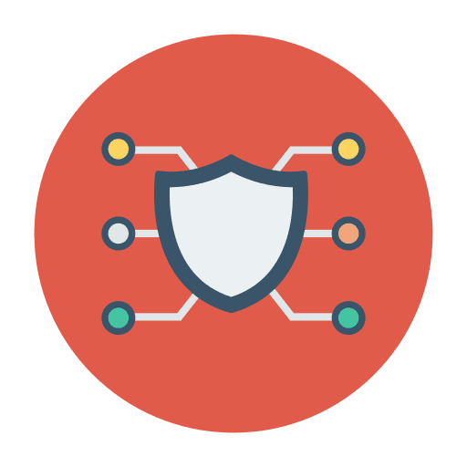 Shield security shield connection icon