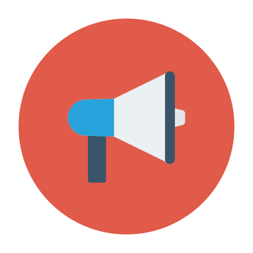 Speaker megaphone loud speaker marketing icon