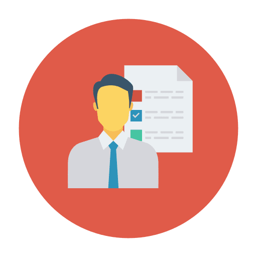 Avatar man user check list icon