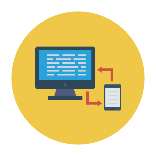 Monitor data copy data transfer back up icon