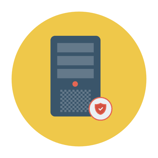 Shield protection shield security icon