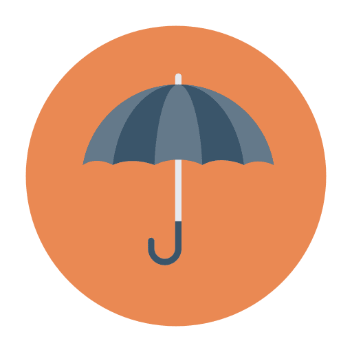 Umbrella rain security umbrella icon