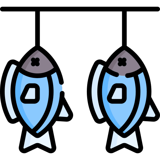 Dried fish raw sardines fish icon Dried fish raw sardines fish icon