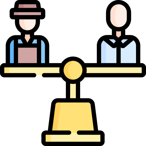 Equality equality money balance scale icon