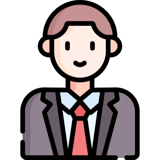Investor tie suit rich icon