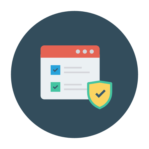 Web browser web browser protection security icon