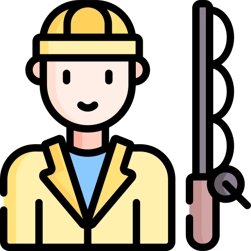 Fisherman job avatar fish icon Fisherman job avatar fish icon