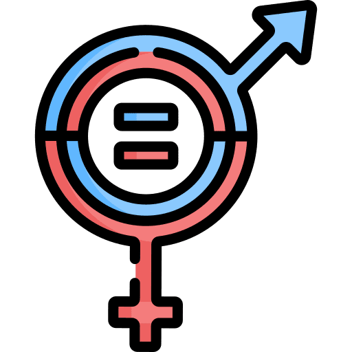 Gender equality women shapes and symbols men icon Gender equality women shapes and symbols men icon