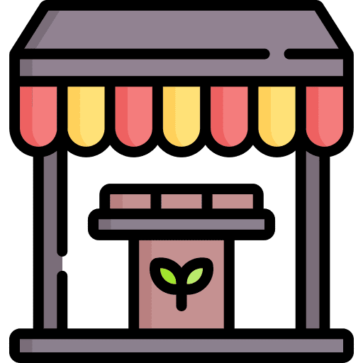 Market farming food stand harvest icon Market farming food stand harvest icon