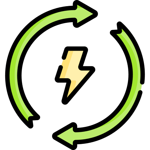 Renewable energy arrow ecology and environment ecology icon Renewable energy arrow ecology and environment ecology icon