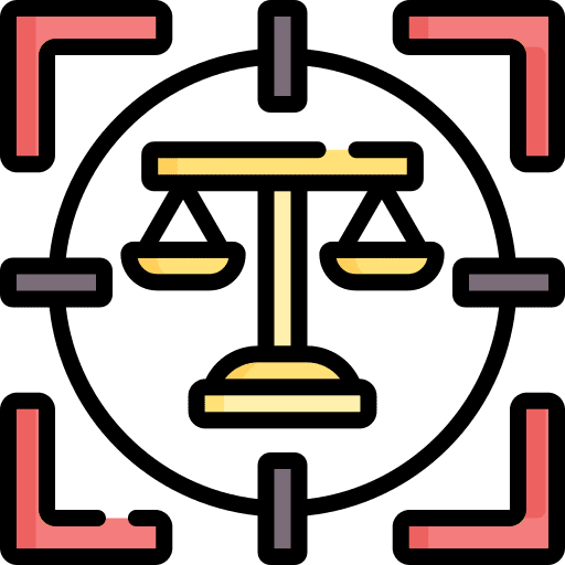 Target goal justice business icon Target goal justice business icon