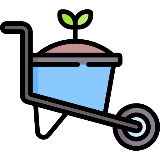 Wheelbarrow equipment wheelbarrow farming icon Wheelbarrow equipment wheelbarrow farming icon