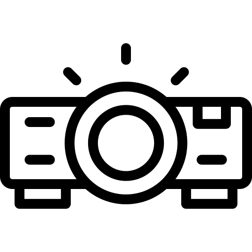Projector computer electronics hardware icon Projector computer electronics hardware icon