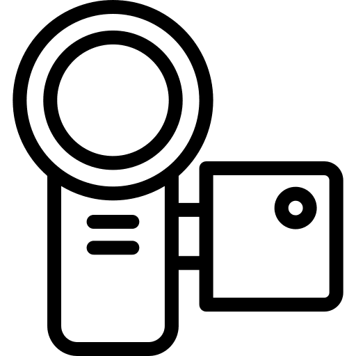 Video camera handy videotape video camera icon Video camera handy videotape video camera icon