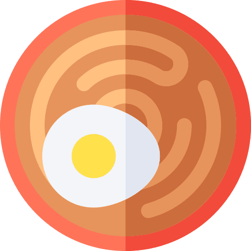 Ramen bowl food and restaurant chinese food icon Ramen bowl food and restaurant chinese food icon