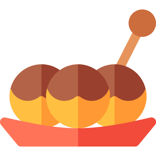 Takoyaki oriental bowl japanese food icon Takoyaki oriental bowl japanese food icon