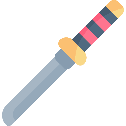 Ninjato martial arts ninjato warrior icon