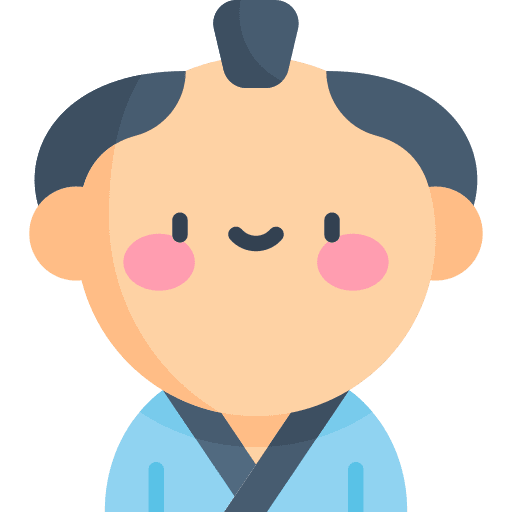 Samurai man people user icon
