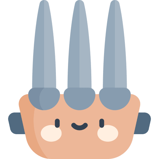 Claws ninja hand blades icon Claws ninja hand blades icon