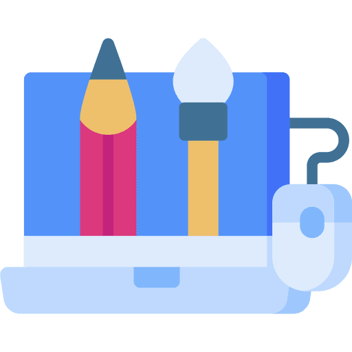 Graphic design edit tools digital art pencil icon
