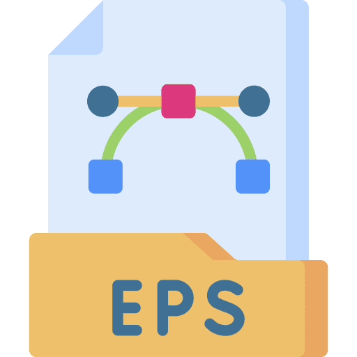 Eps extension eps format graphic design files and folders icon Eps extension eps format graphic design files and folders icon