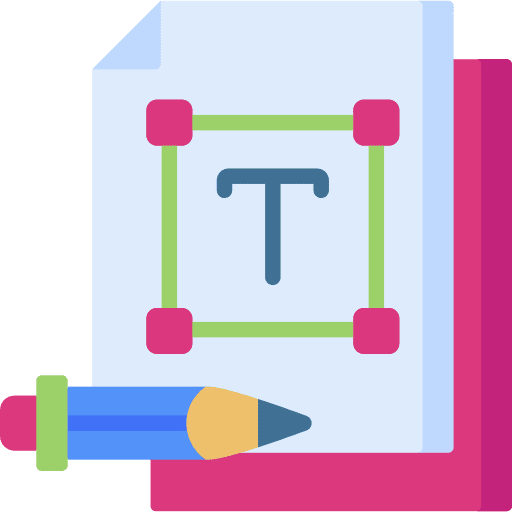 Typography text edit tools typography icon