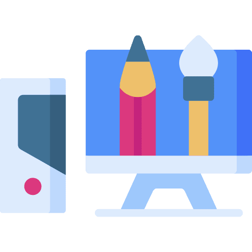 Graphic design edit tools drawing paint brush icon Graphic design edit tools drawing paint brush icon