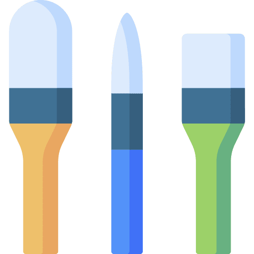 Paint brushes painting artist art icon Paint brushes painting artist art icon