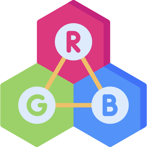 Rgb edit tools color scheme design icon Rgb edit tools color scheme design icon