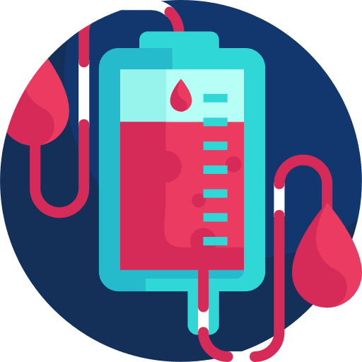 Blood donation healthcare and medical transfusion blood donation icon